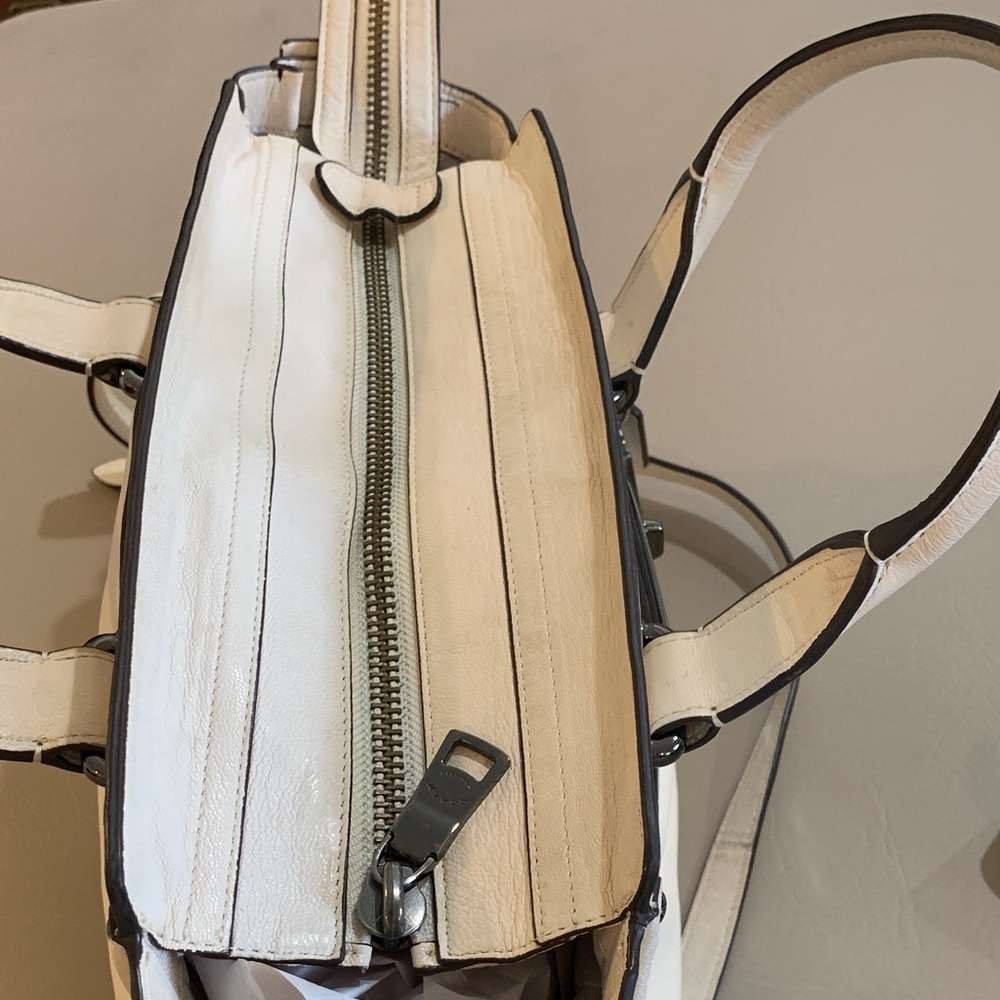 Coach Swagger Cream Leather Carryall Satchel - Picture 8 of 16
